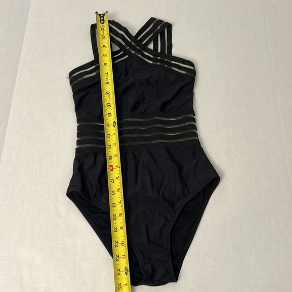 AAVA BLACK ONE PIECE SWIMSUIT X-SMALL - Picture 10 of 12
